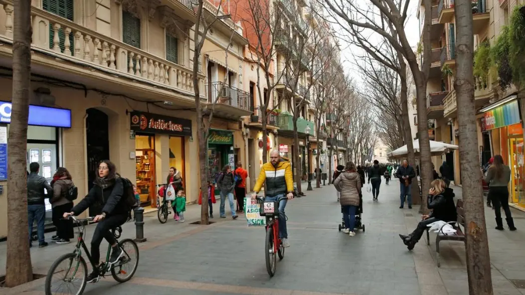 Residential streets in Camp de l’Arpa, Barcelona